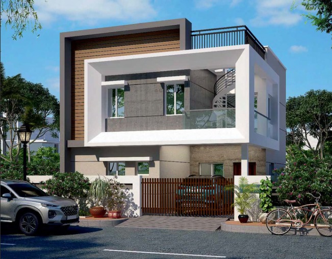 East Facing Duplex House